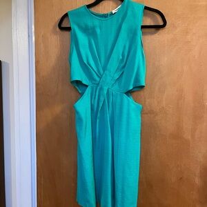 Sandro Turquoise Cutout Dress
